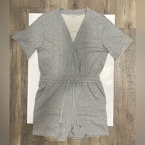 Gray romper size medium